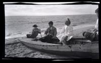 [Group of children in boat, Sea Girt. Elliston P. Morris Jr. second from front] [graphic].