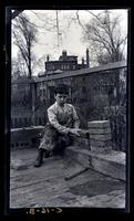 M[arriott] C[anby] M[orris] Jr. backyard 131 W. Walnut La[ne], [Philadelphia] [graphic].