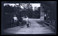 Elliston & Marriott & bicyles at Mill, [Sea Girt] [graphic].