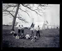 [Group outside camp], Boys Parlors Camp, Wildwood, NJ [graphic].
