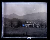 View of Mcaboy house from harbor on hill, [NC] [graphic].