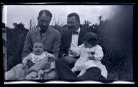 [Thomas C. Potts and Marriott C. Morris holding Sarah Rhoads Potts and Janet Morris] Sea Girt, NJ [graphic].