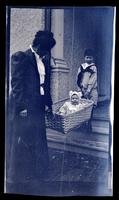 [Jane Morris and Marriott Canby Morris Jr. carrying Janet Morris, 131 W. Walnut Lane, Philadelphia] [graphic].