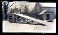 [Sledding ramp including Elliston Perot Morris Jr. and Marriott Canby Morris Jr., 131 W. Walnut Lane] [graphic].