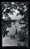 [Couple looking over Wreck Pond], Sea Girt, NJ [graphic].