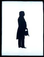 [Full length silhouette of possibly Samuel B. Morris] [graphic].