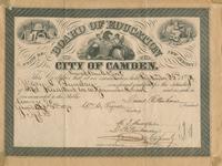 Board of Education of the City of Camden of the State of New Jersey second class certificate [graphic] / M.H. Traubel, Lith. 409 Chestnut St. Phila.