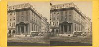 Seventh National Bank, 401 Market Street, Philadelphia, Pa. [graphic] / M.P. Simons, photographer, and dealer in stereoscopes and stereoscopic pictures, No. 1320 Chestnut Street, Philadelphia.