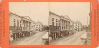 Custom house and post office - Chestnut above 4th [graphic] / M.P Simons, 1320 Chestnut St., Philadelphia, landscape and portrait photographer.