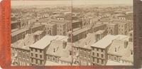 Philadelphia, west from State House [graphic] / M.P. Simons, 1320 Chestnut St. Philadelphia, landscape and portrait photographer.