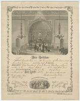 This certifies that [blank], the [blank] of [blank] and his wife [blank], as born [blank] on the [blank] day of [blank] 18[blank], and that [blank] was baptized on the [blank] day of [blank] in the year of our Lord 18[blank]