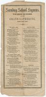 Sunday school hymns. To be sung by the children at the grand gathering, June 13th, 1868.