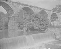 [Wissahickon Creek Viaduct, with dam, Philadelphia] [graphic].