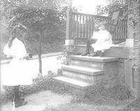 [Alice Berry photographing Walter N. and Elizabeth Berry, 201 Righter Street, Manayunk] [graphic].