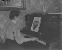 [Josephine H. Berry playing the piano] [graphic].
