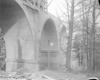 [Walnut Lane Bridge construction, Wissahickon Creek, Philadelphia] [graphic].
