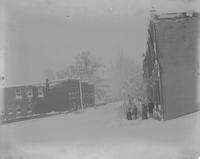 [Snow scene, 100 block of Kalos Street, Manayunk] [graphic].
