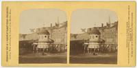 Stereoscopic view of a portion of Market Street, Philadelphia, looking west, embracing the cupola of the Market House [graphic].