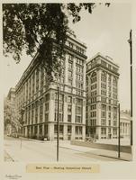 Rear view - showing Chancellor Street [sic]. Rear of Drexel Building at S. E. corner of 5th & Chestnut. [graphic] / Parker & Mullikin Photographers, P.O. Box 275, Upper Darby, Pa.