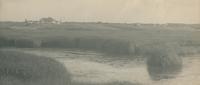 [Marsh landscape with farm buildings.] [graphic].