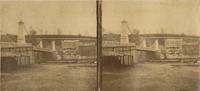 Fairmount Suspension Bridge over the Schuylkill River. At the Fairmount Water Works. Erected in 1841. [graphic].