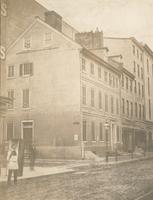 [The Hamilton mansion, S.E. corner of Seventh and Carpenter, now Jayne St., taken down this spring.] [graphic].