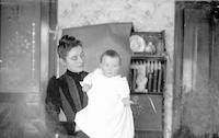 [Jane L. Webster holding daughter Lydia Webster in residence at 4830 Penn Street, Philadelphia, Pa.] [graphic].