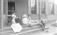 [Webster family portrait on side porch of 4834 Penn Street, Philadelphia, Pa.] [graphic].