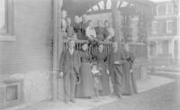 [Webster family portrait on side porch of 4900 Penn Street, Philadelphia, Pa.] [graphic].