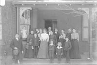 [Webster family portraits on side porch of 4834 Penn Street, Philadelphia, Pa.] [graphic].