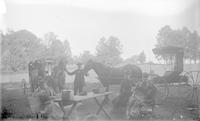 [Webster women picnicking] [graphic].