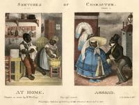 Sketches of character. Plate 2. At home. Plate 3. Abroad. [graphic] / Drawn on stone by E. W. Clay; C. G. Childs lithy.