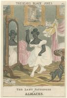 Tregears black jokes. The Lady Patroness of Alblacks. [graphic] / W. Summers, del.; Hunt, scul.