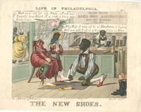 Life in Philadelphia. The new shoes. [graphic] / Designd & drawn by W. Summers; Hunt sculpt.