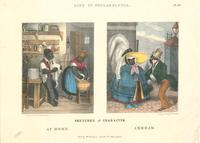 Life in Philadelphia. Sketches of character: At home. Abroad. [graphic] / Drawn on stone by H. Harrison; C. Ingrey, lithog. 310 Strand.