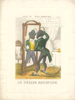 Life in Philadelphia. An unfair reflection. [graphic] / Designd & drawn by W. Summers; Hunt sculpt.