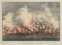 Victorious bombardment of Port Royal, S.C. Nov. 7th, 1861 by the United States fleet, under command of Commodore Dupont [graphic].