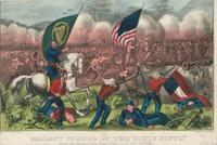 Gallant charge of the "Sixty Ninth" on the rebel batteries at the Battle of Bull-run Va., July 21st, 1861. [graphic]