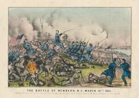 The Battle of Newbern, N.C., March 14th, 1862. Brilliant victory of the Union forces under Genl. A.E. Burnside and total rout of the rebel army, by the heroic volunteers of the North. [graphic].