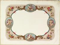 [Print with ornate border containing vignettes representing the seasons] [graphic].