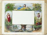 [Print with ornate border containing vignettes representing the seasons] [graphic].