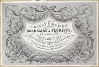 Gerney & Algeier, seedsmen & florists, 69 Chestnut St., Philadelphia. [graphic] : Seeds, plants, bulbous roots; fruits, shade & ornamental trees.