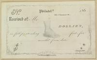 [Receipt for chiropodist, 921 Chestnut Street, Philadelphia] [graphic].