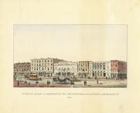 North side of Chestnut St., extending from Sixth to Seventh St., 1851. [graphic] / B.R. Evans del.