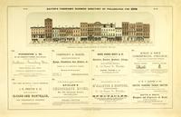 Baxter's panoramic business directory of Philadelphia. Chestnut Street from Seventh to Eighth, (south side). [graphic].