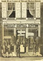 Great Central Depot, southwest corner of 7th and Market Streets. [graphic].