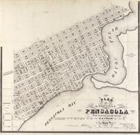 Plan of the new city of Pensacola [cartographic material] / From recent and accurate survey by G. E. Chase in 1835-6.
