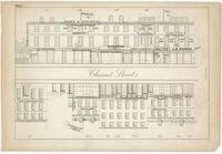 [Plate 7 and advertisements from Rae's Philadelphia pictorial directory & panoramic advertiser. Chestnut Street, from Fourth to Fifth Streets] [graphic].