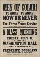 Men of color! To arms! To arms! Now or never.