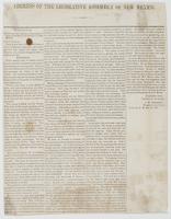 Address of the Legislative Assembly of New Mexico. : manifesto of the Council and House of Representatives to the inhabitants of the Territory of New Mexico.